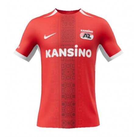 Camisolas AZ Alkmaar 1º Equipamento Principal 2024-25 Manga Curta
